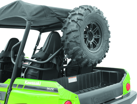DragonFire Racing Spare Tire Carrier for Kawasaki KRT800 Teryx4 – Black