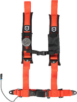 PRO ARMOR A16UH348OR Driver Side Orange 4-Point Harness for UTVs and Side-by-Sides