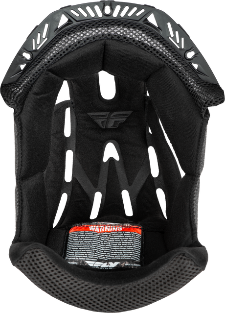 Fly Racing Kinetic Helmet Liner Set - Black for Off-Road and Motocross Helmets