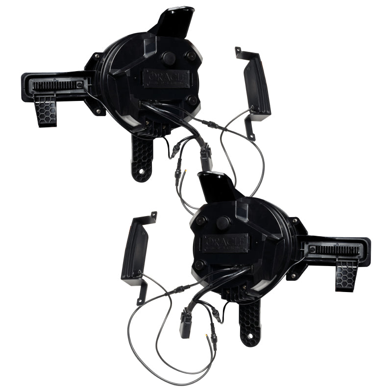 Oracle 2021+ Ford Bronco Oculus Bi-LED Projector Headlights - Amber/White Switchback