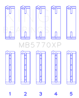 King Engine Bearings Nissan VK45DD/DE 4.5L (Size STD) Performance Main Bearing Set