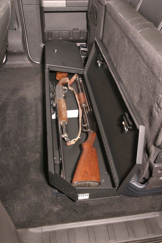 Tuffy Products Underseat Lockbox for 2003-2016 Ford F-250/F-350/F-450 Super Duty Crew Cab – Secure Steel Storage with Pry-Guard Locking System