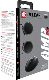 UCLEAR AMP GO2 Bluetooth Helmet Audio System with 2-Rider Intercom for Full Face and Modular Helmets