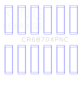 King Engine Bearings Nissan VR38DETT pMaxKote Performance Con Rod Bearing Set - Size STDX