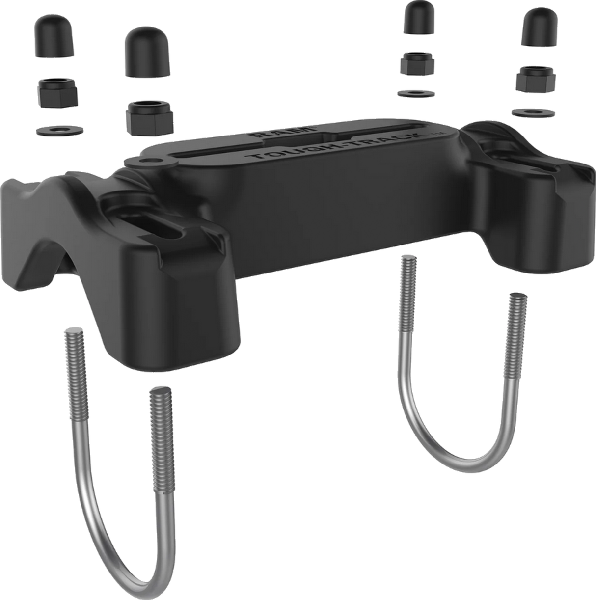 RAM Tough Track 4-Inch to 2-Inch Bar Adapter (Part Number RAP-TRACK-B7HU) for Select Vehicles