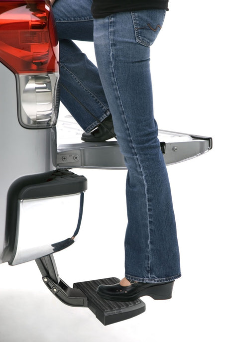 AMP Research BedStep for 2007-2013 Toyota Tundra - Retractable Rear Bumper Access Step