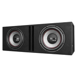 DS18 GEN-X212LD Dual 12-inch Loaded Ported Enclosure with 900 Watts RMS for Car Audio Systems