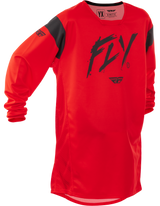 Fly Racing Youth Kinetic Stoke Jersey in Red/Black, YXL – Motorcycle and ATV Riding Apparel