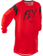 Fly Racing Youth Kinetic Stoke Jersey in Red/Black, YXL – Motorcycle and ATV Riding Apparel