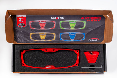 Seizmik Bezel Halo Billet/LED/Cast Red for UTVs and Side-by-Sides