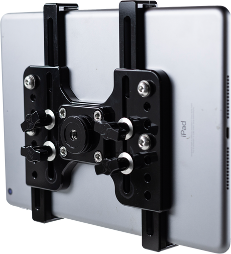AXIA MODTAB-BK Ipad/Tablet Cradle End Adapter for Device Mounting Arm — Universal Fit for UTV, ATV, and Vehicle Cages