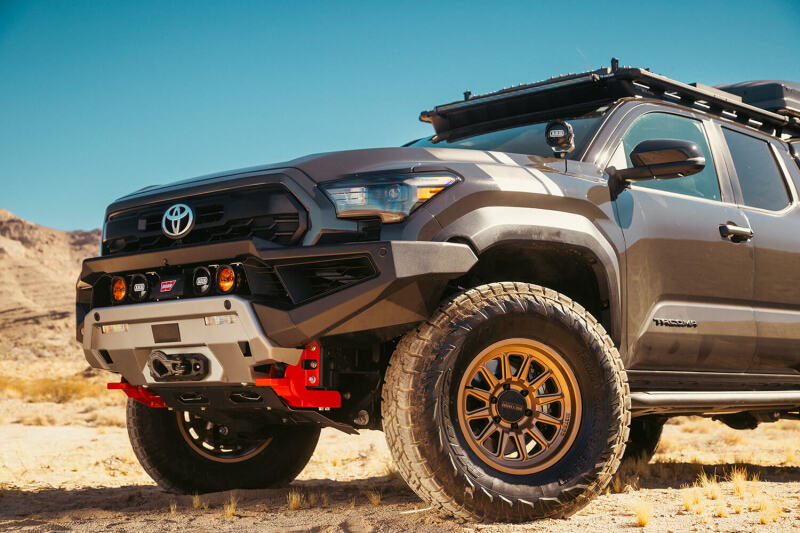 ARB 2024+ Toyota Tacoma Zenith Winch Bar - Satin Black Steel with Integrated Recovery Points and Winch Compatibility