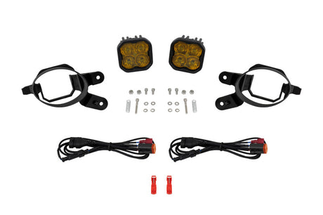 Diode Dynamics 10-13 Lexus IS250C SS3 LED Fog Light Kit (3000K) Sport Yellow SAE Fog - Yellow