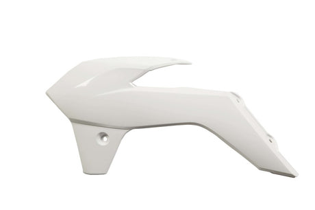 Acerbis 13-17 KTM SX85 Radiator Shroud in White – Original Factory Shape, Easy Mounting
