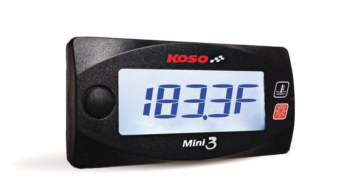 KOSO Honda Grom Mini 3 Cylinder Head Temperature Meter - Fits 2014-2015 Honda MSX125 Grom
