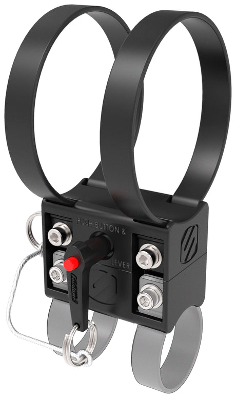 Scosche PSM21000 BaseClamp PowerSports Mount - Versatile Low Profile Clamping System for Motorcycles and ATVs