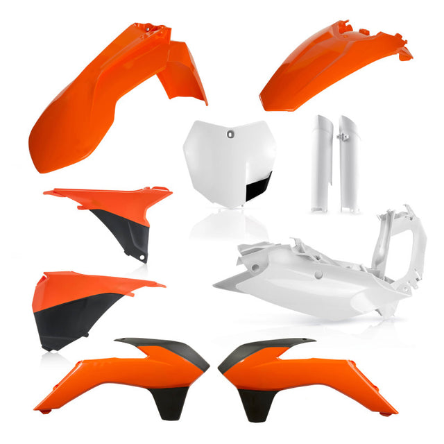 Acerbis Full Plastic Kit for KTM SX/SX-F/XC/XC-F 125-450 (2013-2014) - Orange