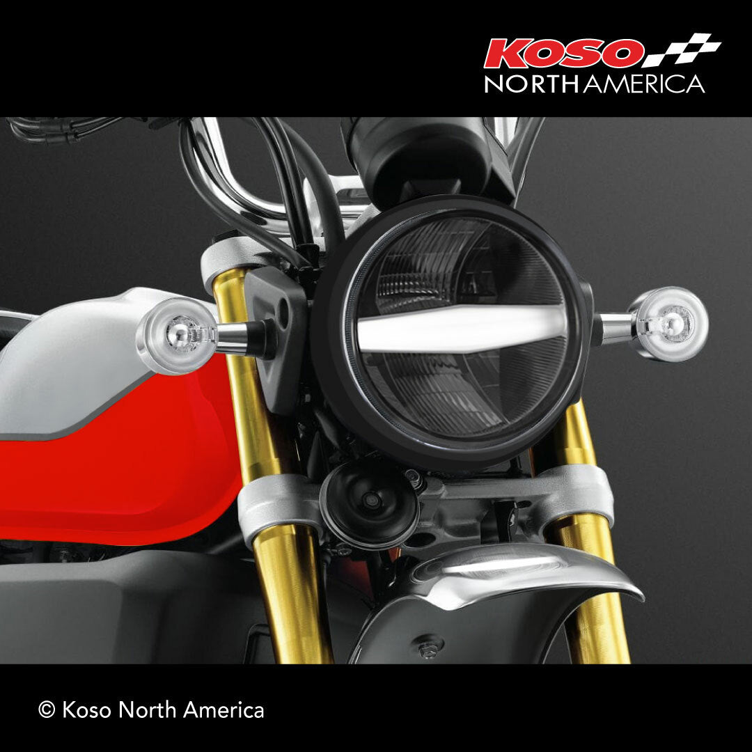 KOSO GH-01 LED Headlight 5.75 Inch for Motorcycle - DOT Certified