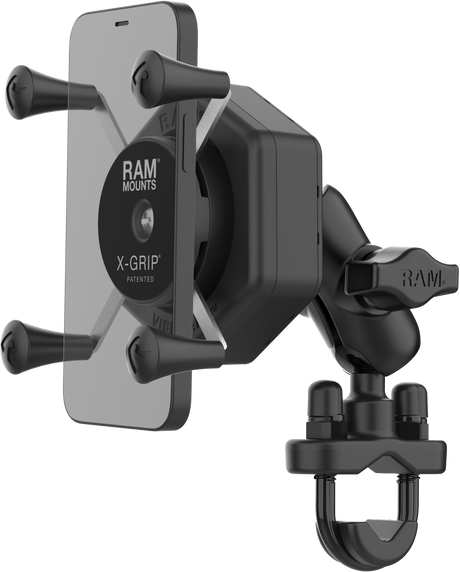 RAM X Grip Vibe Safe Phone Mount with U Bolt Base for Vehicles - Part Number RAM-B-149Z-A-UN7-462