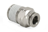 Air Lift Straight Male Fitting 1/4 Inch NPT to 1/4 Inch Tube - Part 21807