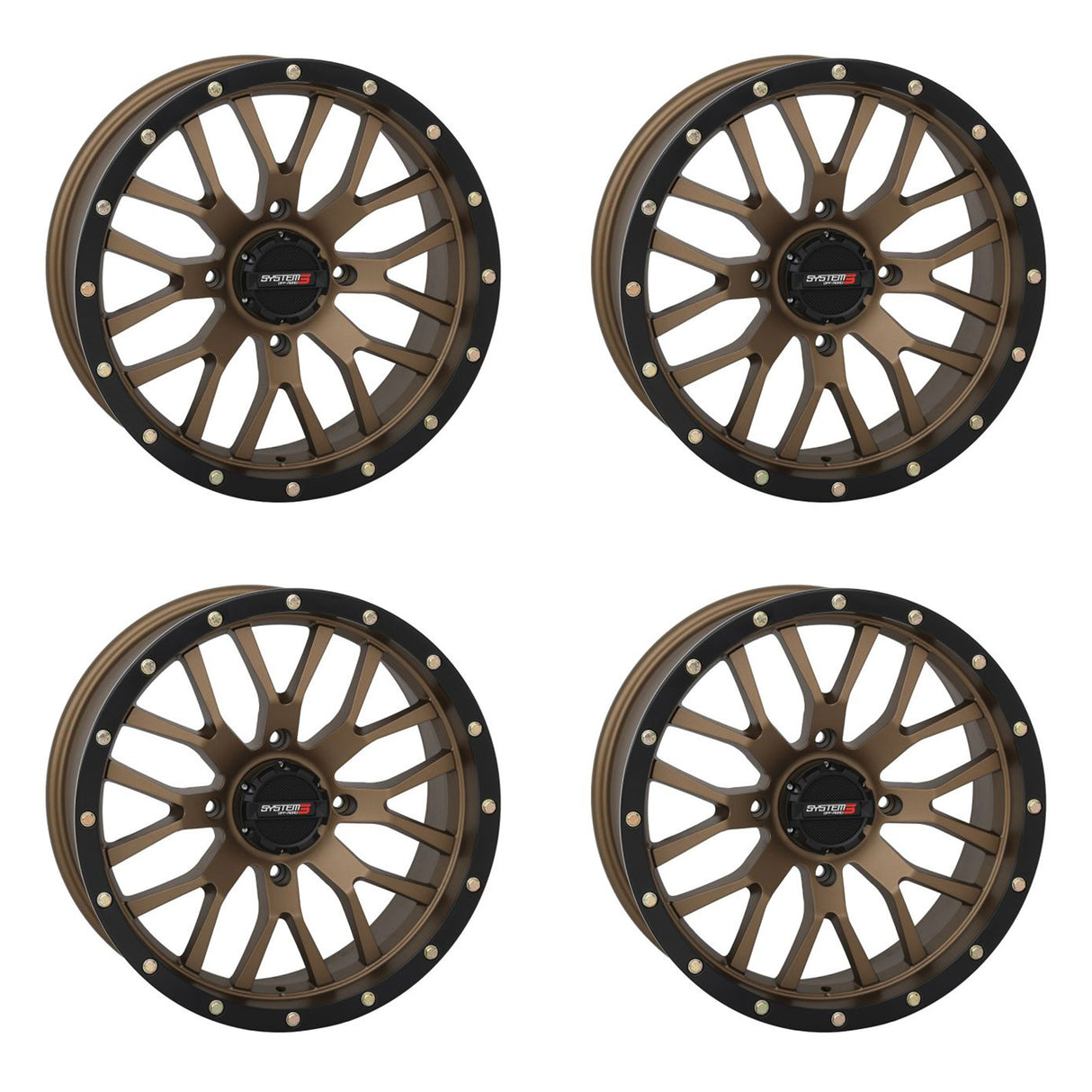 System 3 ST-3 18x7 - Bronze (4/156) 4+3 SET OF 4 (GARAGE SALE)