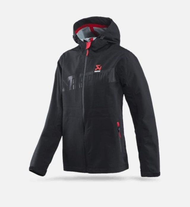 Akrapovic Mens Corpo Rain Jacket Black - Large