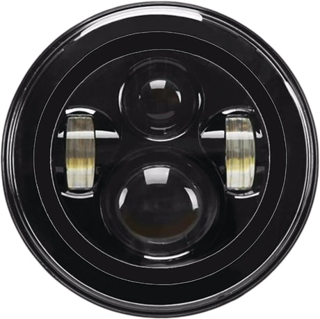 Pathfinder HD7MB 7-Inch LED Headlight for Harley-Davidson Touring and Electra Glide Models, Black