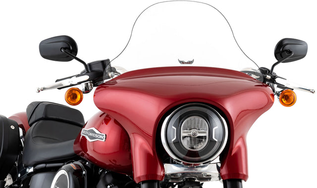Slipstreamer Sportglide 10-Inch Clear Windscreen for Harley Davidson FLSB Softail Sport Glide (2018-2020)