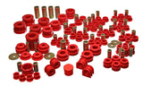 Energy Suspension 02-09 Nissan 350Z / 03-07 Infiniti G35 Coupe Red Hyper-Flex Master Bushing Set – Enhanced Handling and Control for Front and Rear Suspension