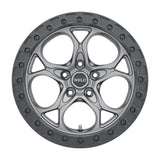 Weld Off-Road W107 17x9L Ledged Aluminum Wheel with Satin Black Finish - Part W10779075450