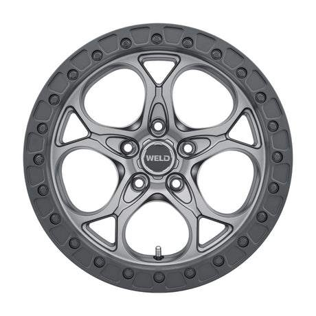 Weld Off-Road W107 17x9L Ledged Aluminum Wheel with Satin Black Finish - Part W10779075450