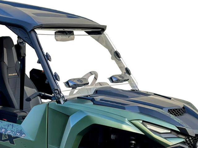 SPIKE Full Vented Hard-Coated Polycarbonate Tonneau Cover for 2021 Yamaha Wolverine RMAX2 and RMAX4 Models