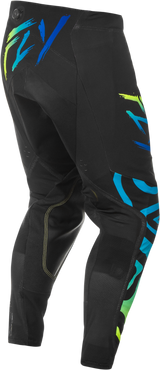 Fly Racing Evolution DST Zen Pants Black/Blue/Hi Vis Size 28 – Durable Motocross Riding Pants with Advanced Ventilation and Custom Fit