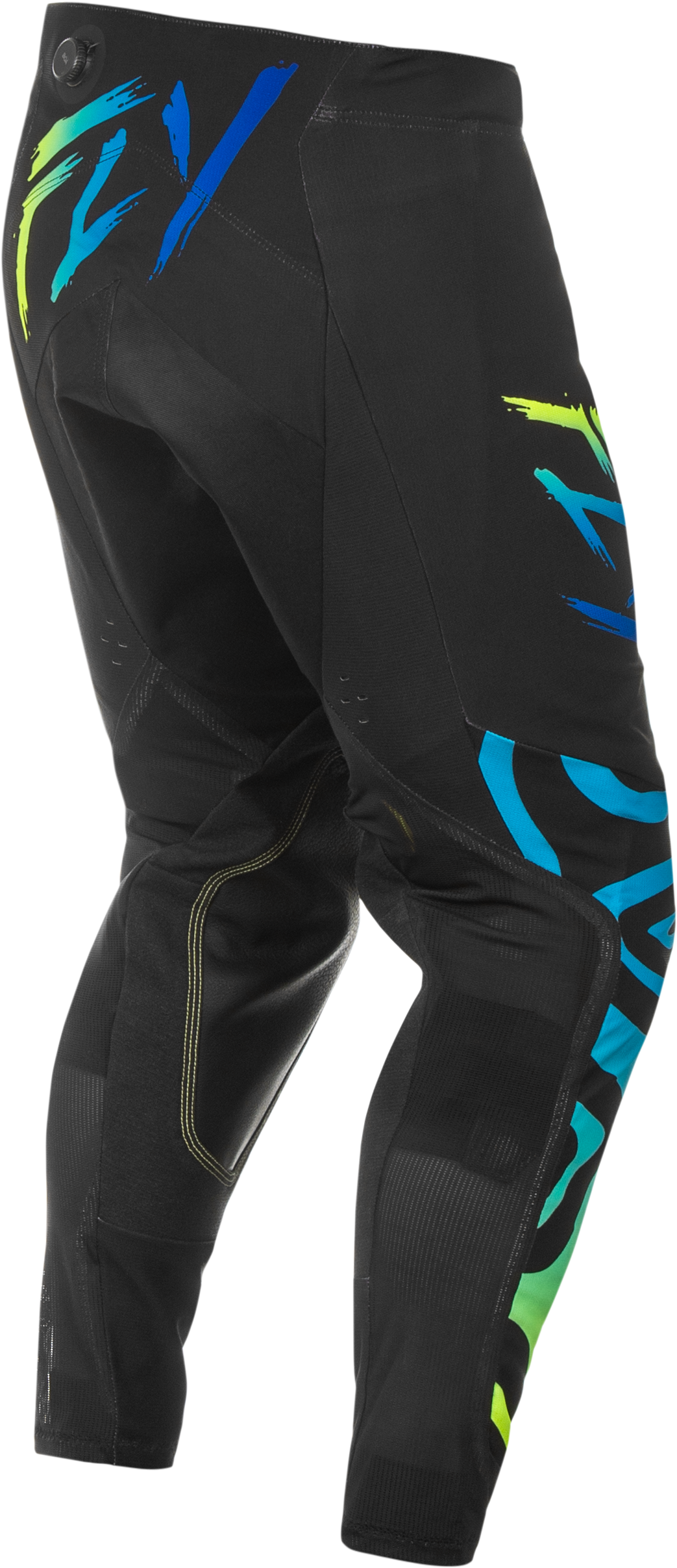 Fly Racing Evolution DST Zen Pants Black/Blue/Hi Vis Size 32 for Off-Road and Motocross Vehicles