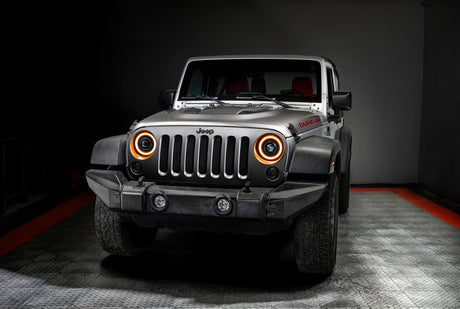 ORACLE Lighting 0718 Jeep Wrangler JK Oculus 7in Switchback Bi-LED Projector Headlights