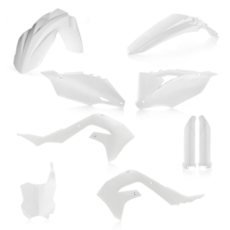 Acerbis Kawasaki KX250/KX250X/19-23 KX450 Full Plastic Kit - White, Part Number 2736290002