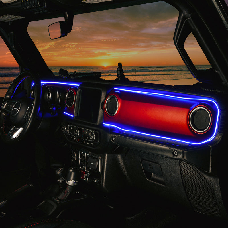 Oracle 18-23 Jeep Wrangler JL/Gladiator JT Dynamic ColorSHIFT LED Interior Dash Board Kit