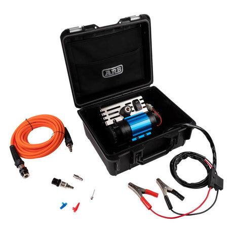 ARB Portable 12V Single Motor Air Compressor with Carrying Case and Accessories