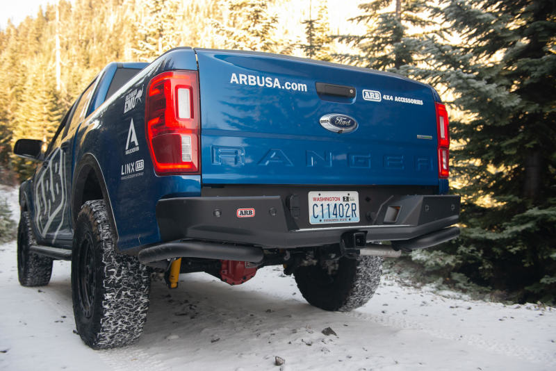 ARB Summit Rear Bumper for 2019-2022 Ford Ranger with OE Towbar – Black Steel