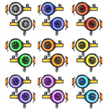 Oracle 2021+ Ford Bronco Oculus Bi-LED Projector Headlights - ColorSHIFT LED