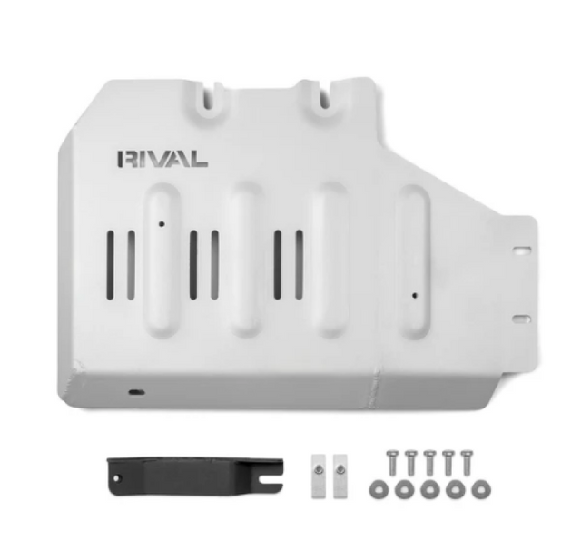 Rival 2021-Present Ford Bronco Aluminum Transfer Case Skid Plate for 2-Door and 4-Door Models