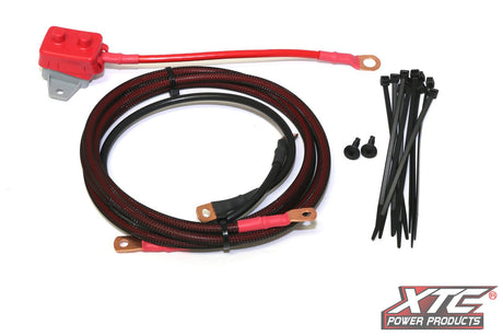 XTC Power Products RZR-PWR-UP2 Battery to Factory Busbar Wire with Circuit Breaker for Polaris RZR XP & 900 Models