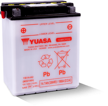 Yuasa YB14-A2 Yumicron CX 12-Volt Battery