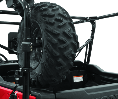 DragonFire Racing Spare Tire Carrier - 1.75-inch Clamp for Polaris and Off-Road Vehicles