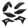 Acerbis Plastic Kit for Honda CRF250R/CRF450R/CRF450R-S 2017-2022 - Black