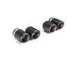 Akrapovic Classic Carbon Design Tail Pipe Set for BMW G87 M2, G80 M3 & G82 M4 (Part #TP-CT/68)