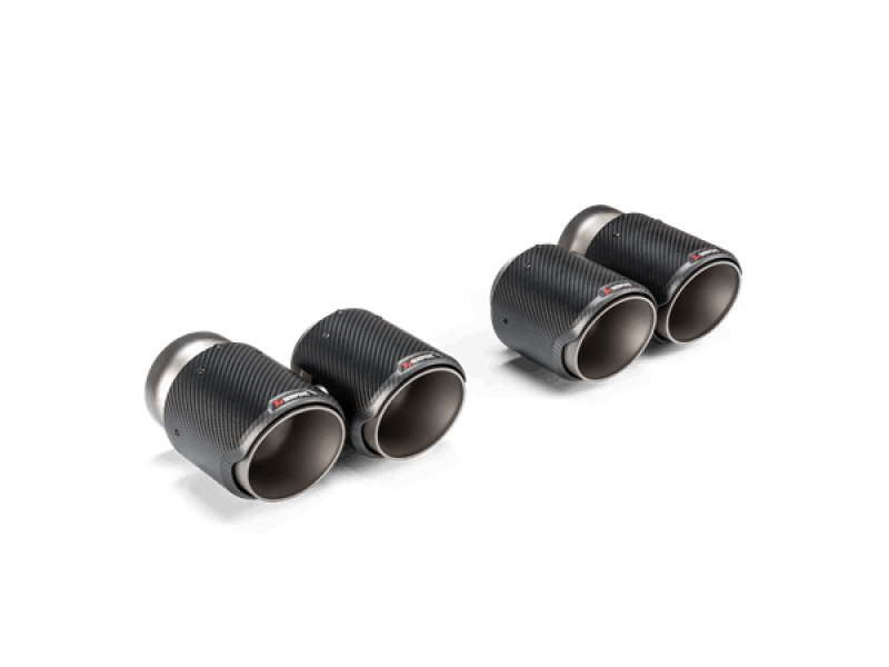 Akrapovic Classic Carbon Design Tail Pipe Set for BMW G87 M2, G80 M3 & G82 M4 (Part #TP-CT/68)