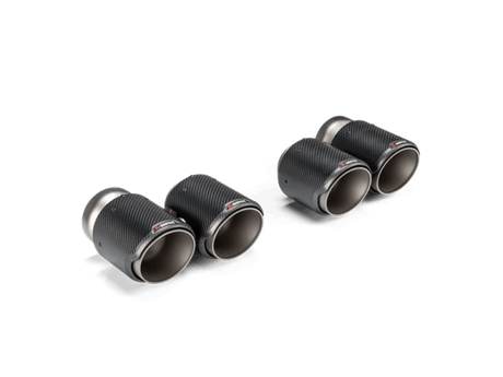 Akrapovic Classic Carbon Design Tail Pipe Set for BMW G87 M2, G80 M3 & G82 M4 (Part #TP-CT/68)