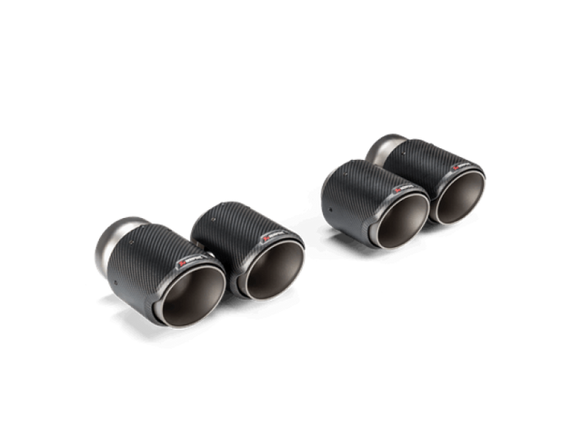 Akrapovic Classic Carbon Design Tail Pipe Set for BMW G87 M2, G80 M3 & G82 M4 (Part #TP-CT/68)