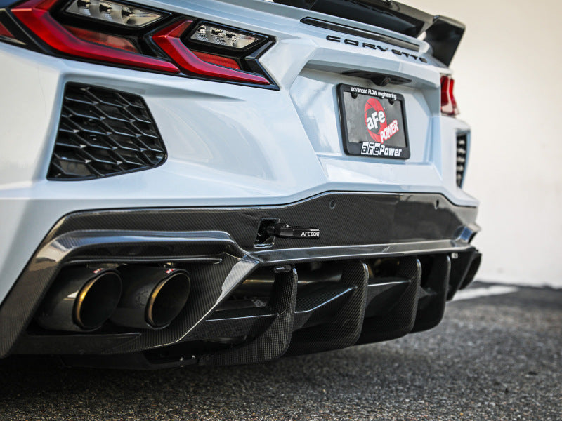 aFe Control Rear Tow Hook for Chevrolet Corvette C8 (2020-2024) - Black